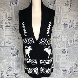 Coldwater Creek NWT Holiday sweater vest
